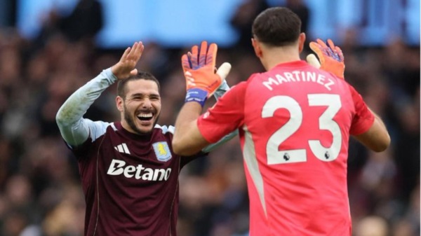 Gol agónico de Buendía y triunfazo de Aston Villa con Dibu Martínez ante el líder Arsenal.