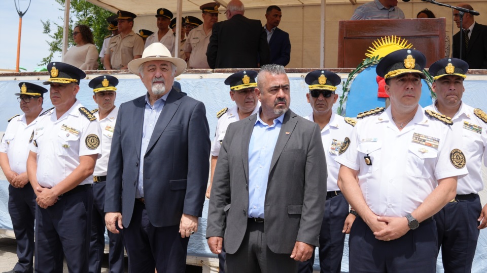 Zabala, Macharashvilli, Iturrioz y García en el acto.