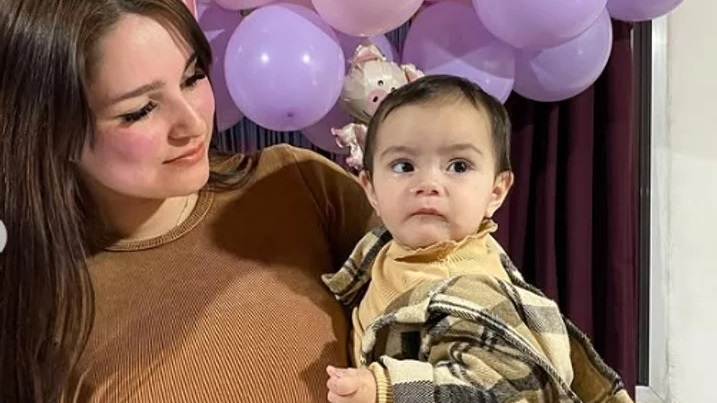 Kiara y su bebé.