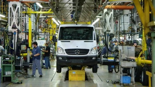 Planta de Mercedes Benz en La Matanza, donde se produce la Sprinter.