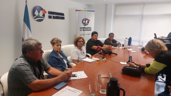 Parte del Consejo de Administración de la Cooperativa Eléctrica - Rawson 