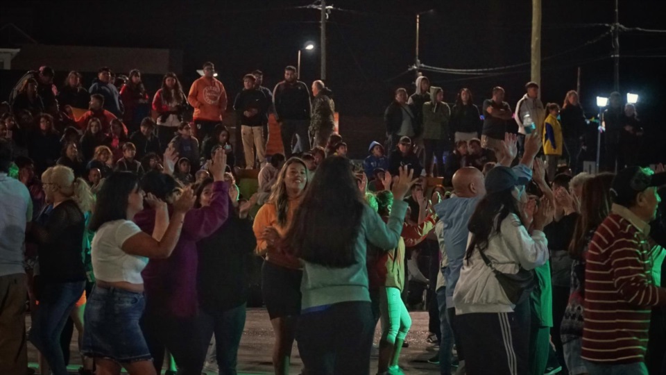 El público interactuó con los artistas.