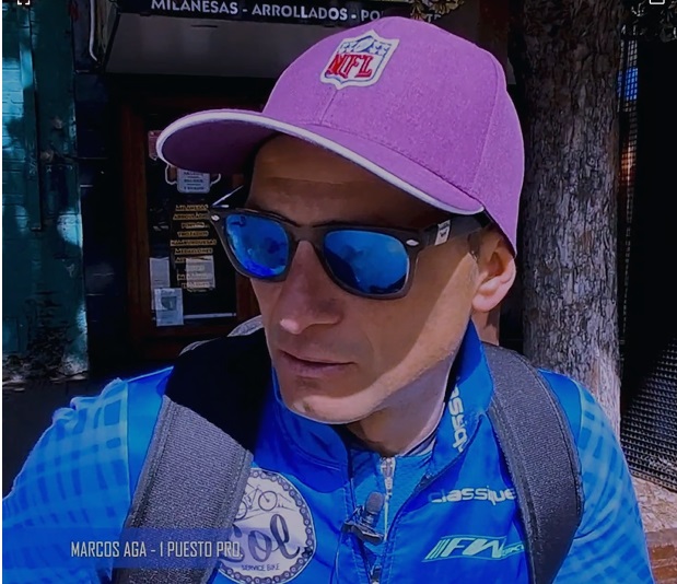 Marcos Aga, vencedor de la general masculina.