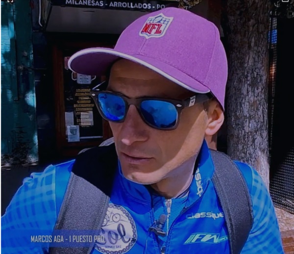 Marcos Aga, vencedor de la general masculina.