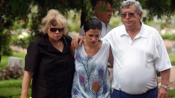 Los padres y la hermana de Wanda.