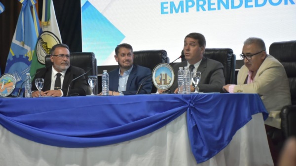 Damián Biss en la apertura de sesiones del Concejo Deliberante.