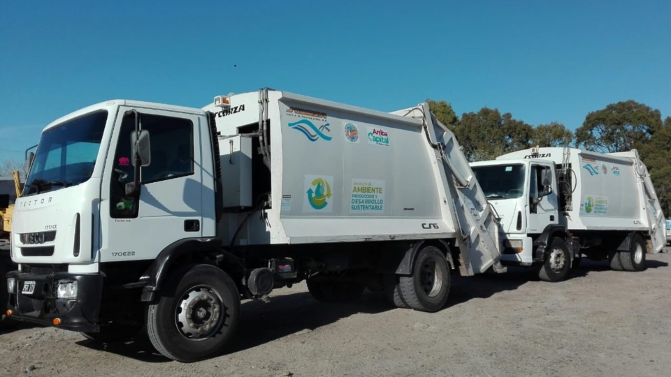 En Rawson, el municipio  lleva delante un sistema de recolección de residuos urbanos.
