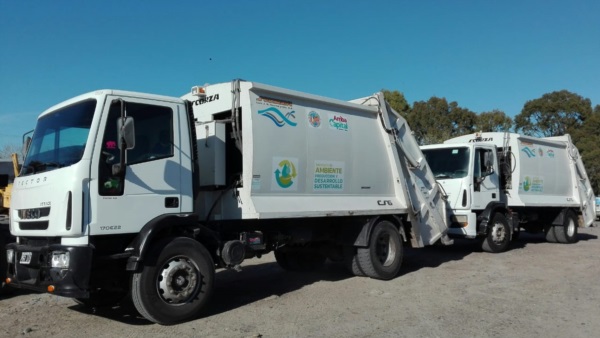 En Rawson, el municipio  lleva delante un sistema de recolección de residuos urbanos.