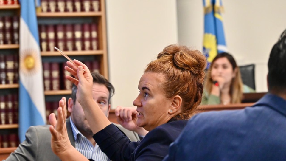 La fiscal Florencia Gómez lleva la parte acusatoria.