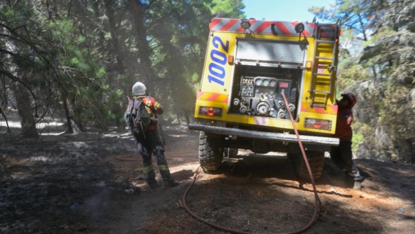 Intervienen brigadistas dependientes de las bases de Río Pico, Trevelin, Alto Río Senguer y Esquel. 