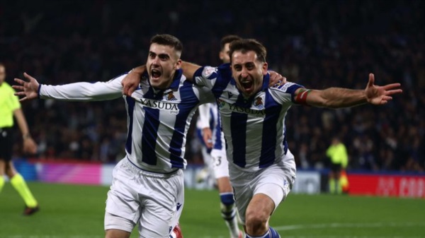 Real Sociedad derrotó 2-0 al Osasuna en cuartos de final.