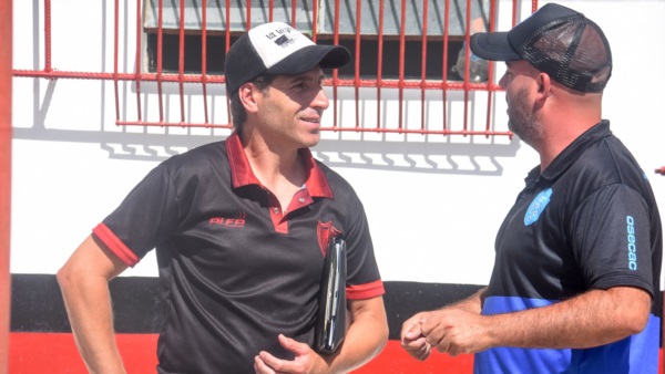 Javier Rodas y Andrés Iglesias, los técnicos. Foto: Sergio Esparza. 