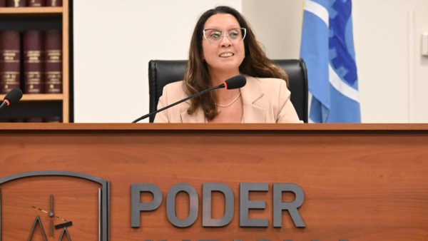 Marcela Pérez Bogado, jueza penal. Foto: Daniel Feldman / Diario Jornada