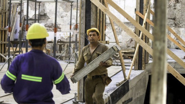 La rama de la construcción fue la que más sufrió con la recesión.