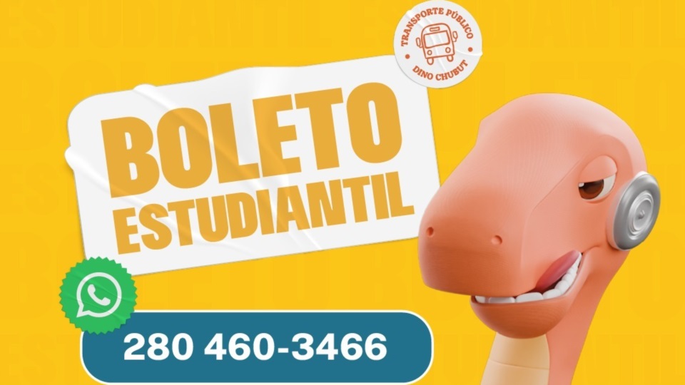 El Boleto Educativo Chubutense (BECH) mediante el asistente virtual DINO.