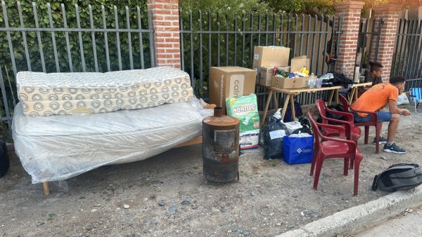 Las donaciones que llegaron en horas, el mismo domingo