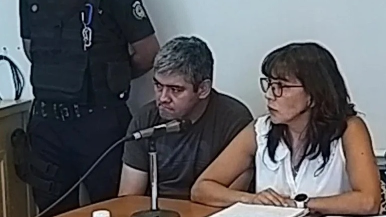 Víctor González en la audiencia previa al juicio por femicidio