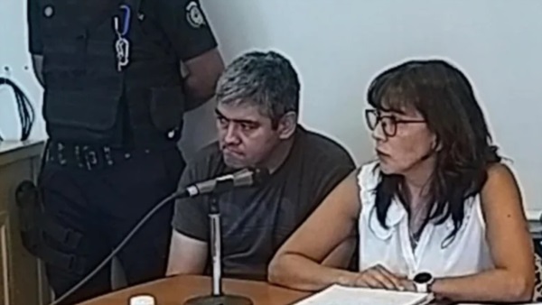 Víctor González en la audiencia previa al juicio por femicidio