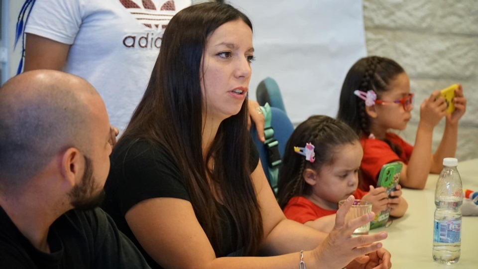  María de los Ángeles Abrigo, organizadora del evento.