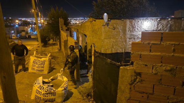 Los allanamientos se realizaron en diferentes puntos de Comodoro Rivadavia..