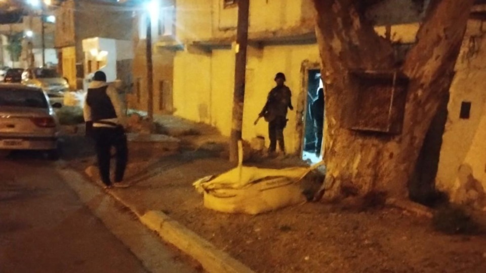 Viviendas de la familia Nieves y allegados fueron allanadas.