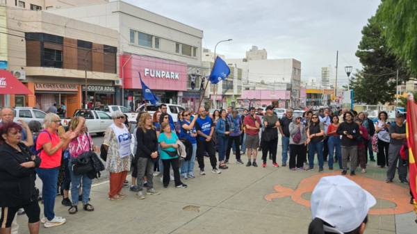 La movilización en Comodoro. 