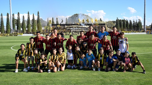 La formación titular de Madryn. Foto: Maxi Jonas.