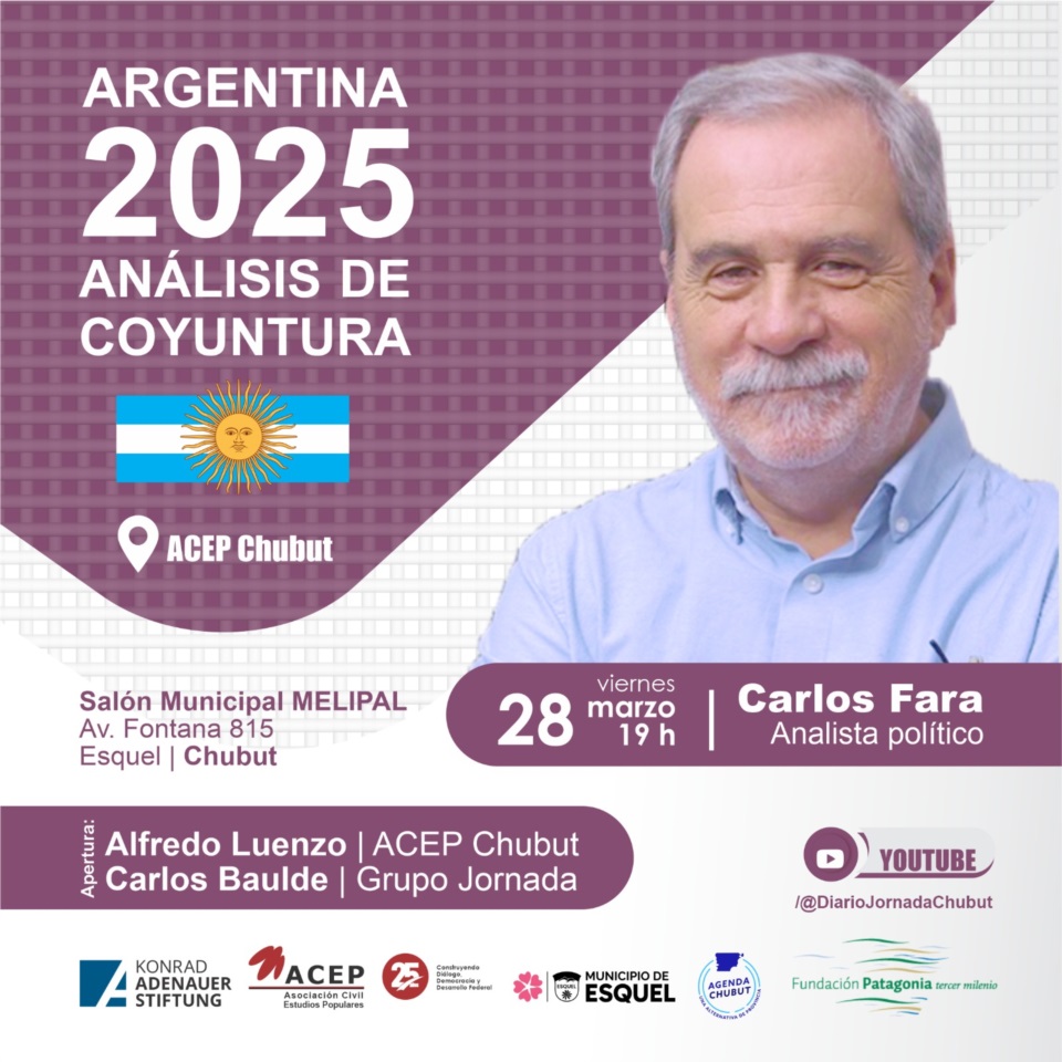 Llega Carlos Fara a Chubut.