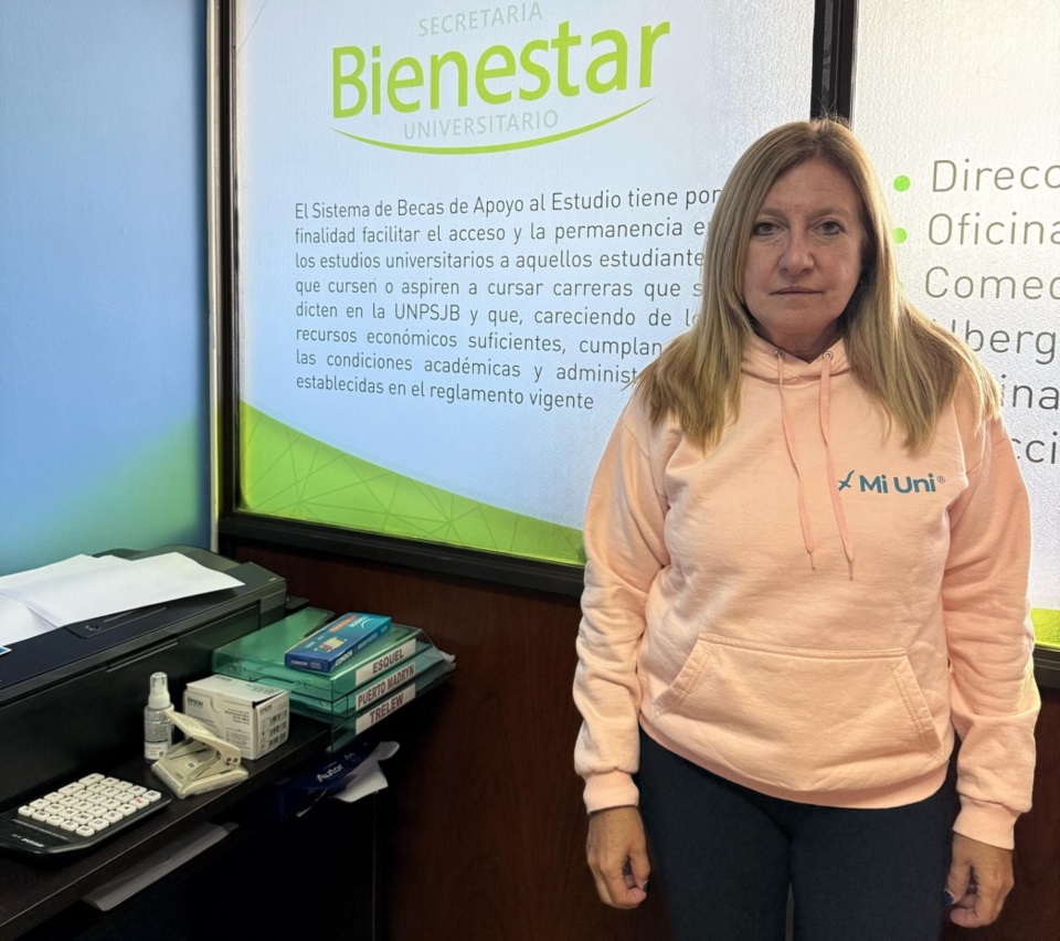 Cristina Massera, secretaria de bienestar universitario de la Universidad Nacional de la Patagonia de San Juan Bosco.