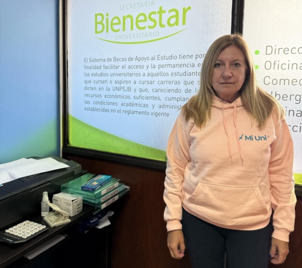 Cristina Massera, secretaria de bienestar universitario de la Universidad Nacional de la Patagonia de San Juan Bosco.