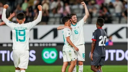 Los All White vencieron a Nueva Caledonia y están en el Mundial.