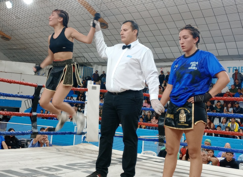 Morena Chiquichano se siente en las nubes al vencer a la esquelense Milagros González.
