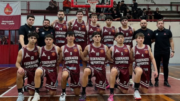 El plantel de Federación Deportiva que afrontó el cuadrangular.  ( Foto: Facebook de La Fede).