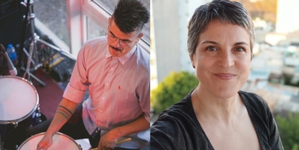 Juan Pablo Solco.y Verónica Cannarozzo, participantes del encuentro.