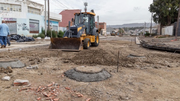 Trabajos en los barrios Juan XXIII y Pietrobelli.