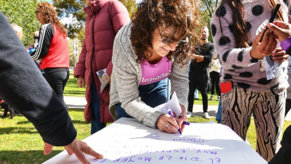 Hubo una jornada de visibilización denominada “Mujeres: trascendiendo historias”. 