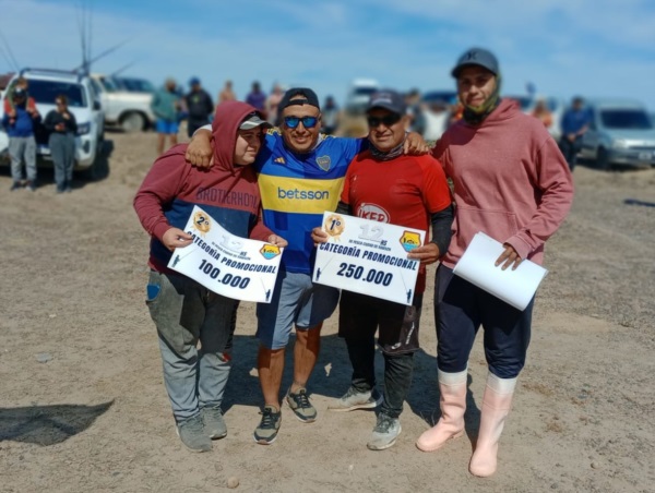 Los ganadores y los segundos de Promocionales: Moñagorri-Burgos y Díaz-Arancibia.