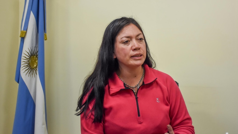 María Collio, apoderada y gerenta de la empresa de transporte Richter.
