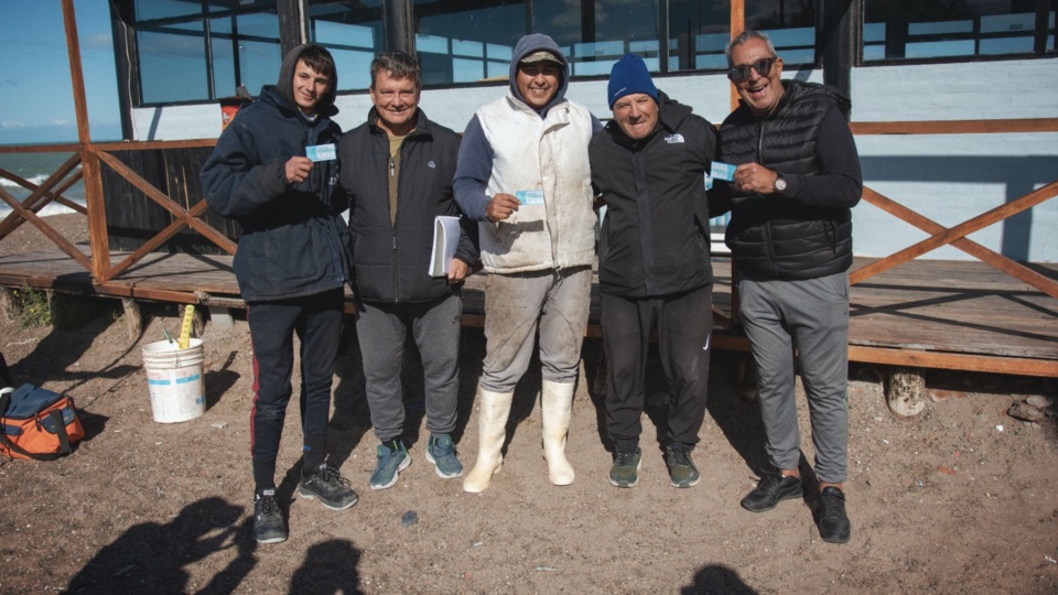 Los ganadores del concurso. 