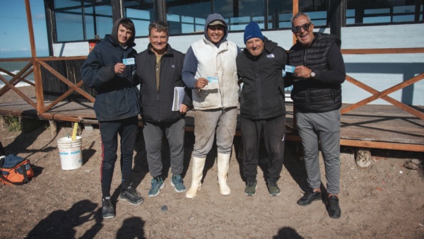 Los ganadores del concurso. 