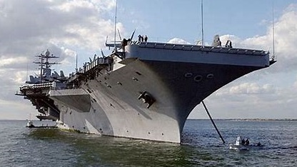 El "Harry Truman" ya navega en aguas asiáticas.