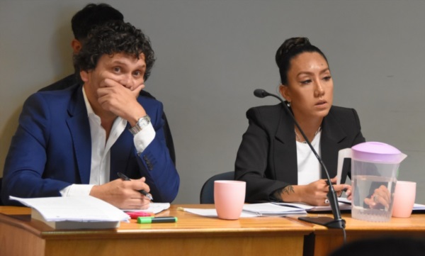 Rubén Kohler y Mariana Millapi, investigadores del caso. 