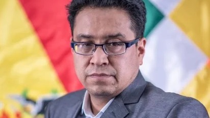 César Siles, ministro de Justicia de Bolivia.