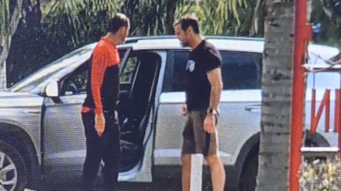 Esta tarde, en el Predio: Andrés Yllana dirige su primer entrenamiento en Colón. (Foto: @deporfe).