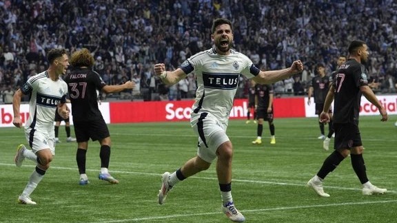 La mayor victoria de los Vancouver Whitecaps en su historia en la MLS: vencieron a Inter Miami y Messi frente a más de 53.000 personas.