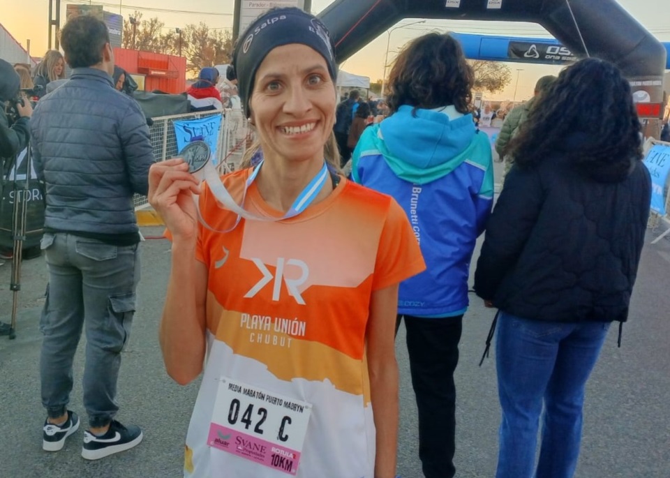 Karen Esmain, ganadora de los 10K femeninos.