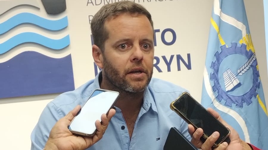 Diego Pérez, presidente de la Administración Portuaria de Puerto Madryn.