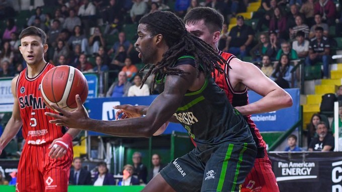 Nation promedia casi 15 puntos y más de 20 en los últimos cinco partidos. Su producción es una de las razones que explican el crecimiento de Gimnasia. (Foto: Martín Levicoy/Gimnasia de Comodoro).