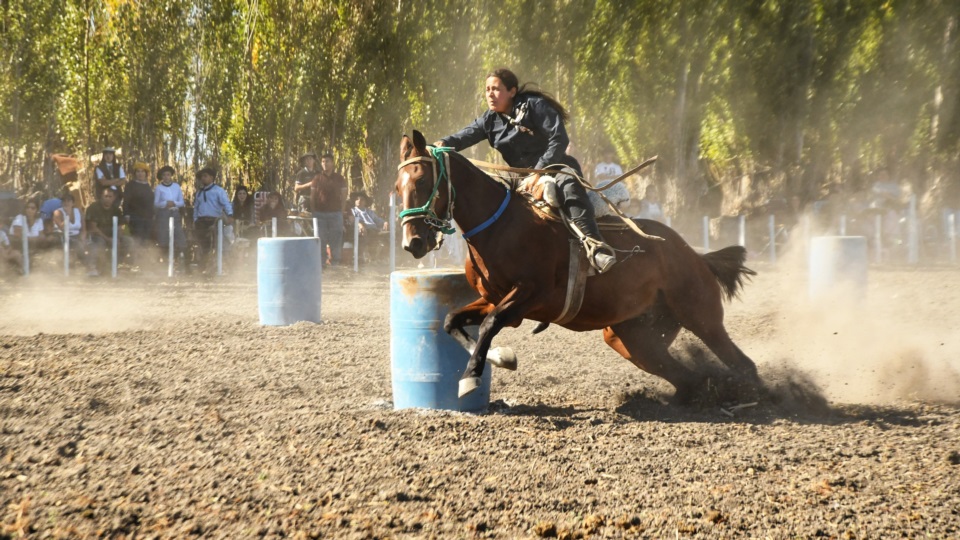 El evento se desarrolló en la zona de chacras de Trelew.