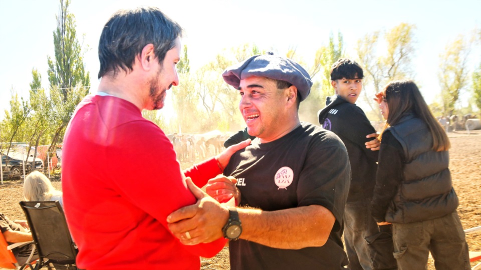 El jefe comunal de Trelew estuvo presente en el curso de las actividades.